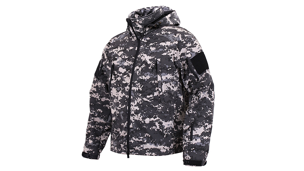 Rothco Special Ops Soft Shell Jacket - Mens, Subdued Urban Digital Camo, Large, 98701-SubduedUrbanDigitalCamo-L