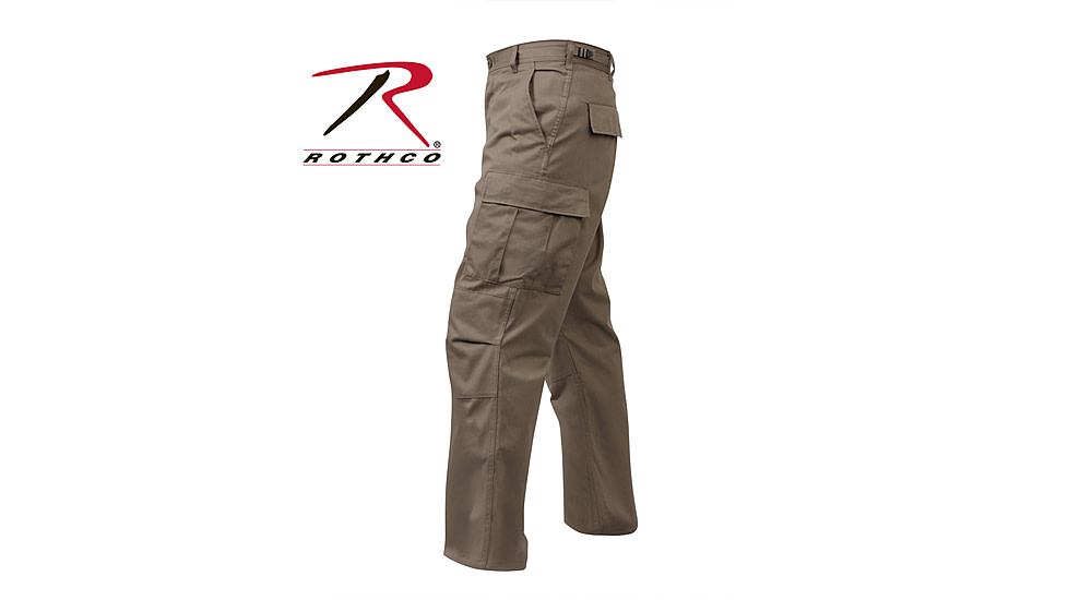 Rothco Tactical BDU Cargo Pants, Black, Medium, Short, 7971-Black-M-Short31-35Waist2612-2912Length