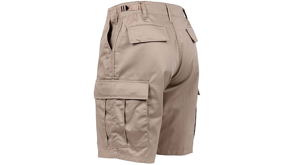 Rothco BDU Shorts, Khaki, Extra Small, 65203-Khaki-XS