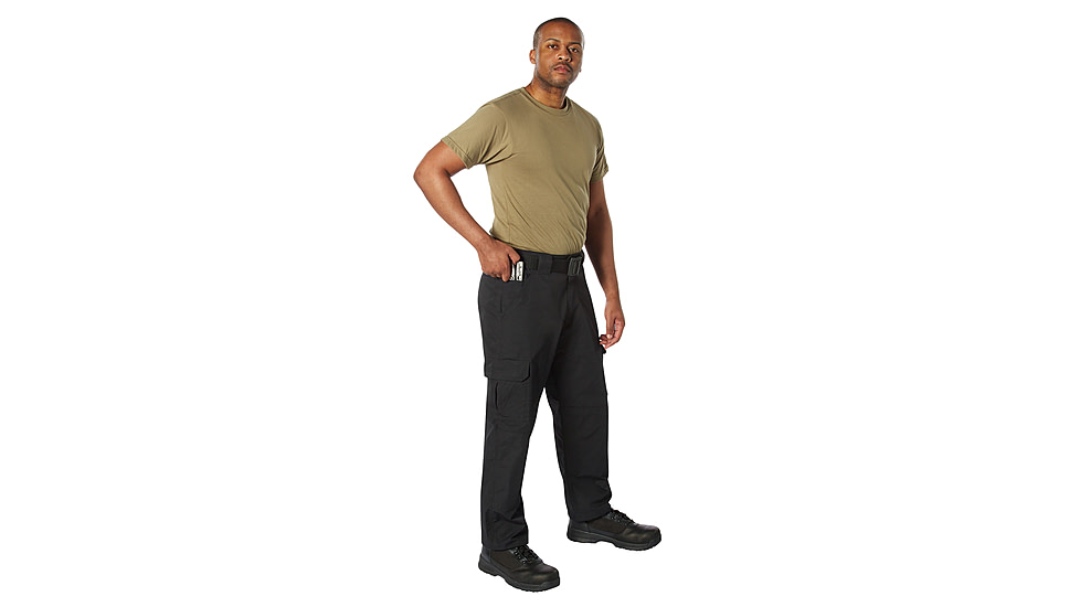 Rothco Tactical Deployment Pants - Mens, Black, Waist 38, Inseam 34, 46560-Black-38Wx34L