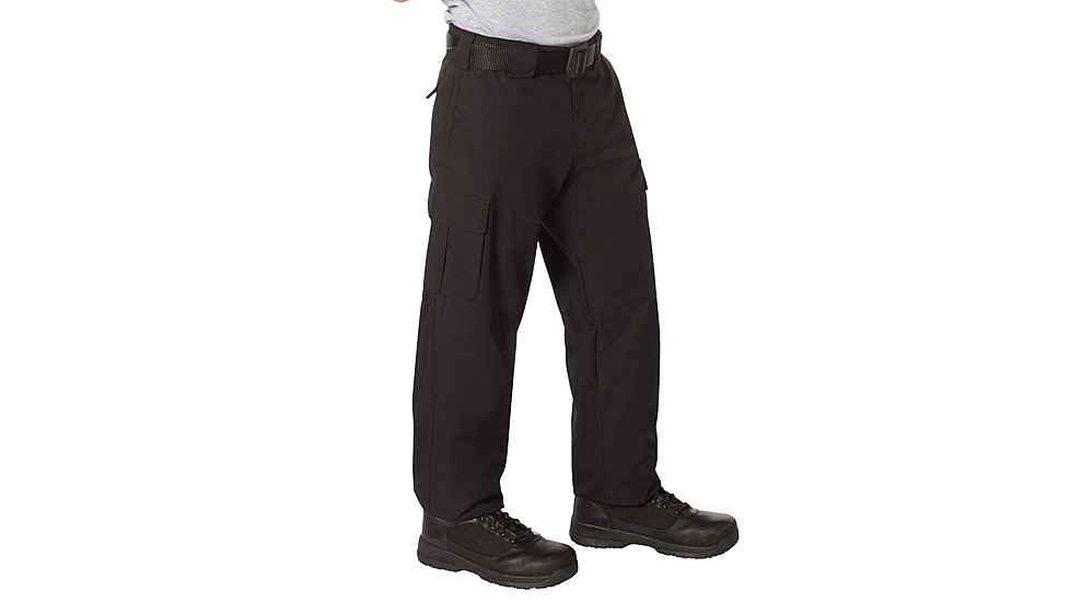 Rothco Tactical Extraction Pants - Men's, Black, 40 Waist/30 Inseam, 37611-Black-40Wx30L