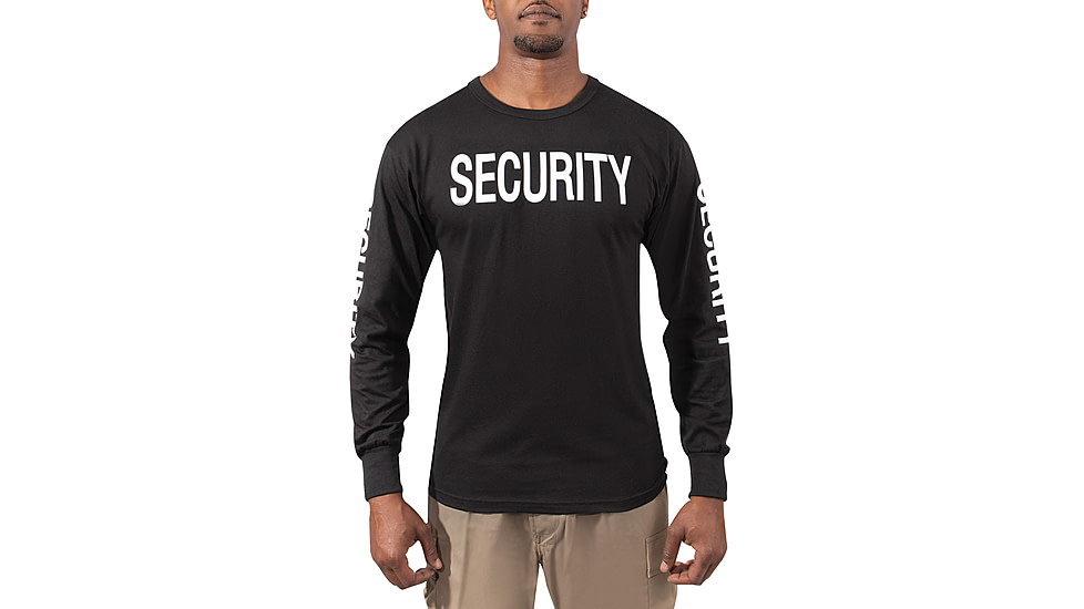 Rothco Two-Sided Security Long Sleeve T-Shirt - Mens, Small, 60230-S