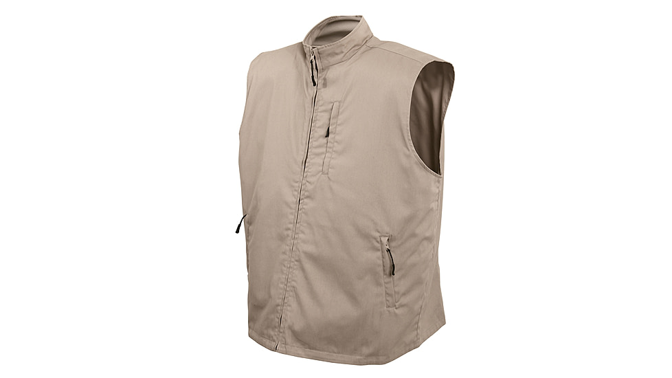 Rothco Undercover Travel Vest, Khaki, L, 76600-Khaki-L