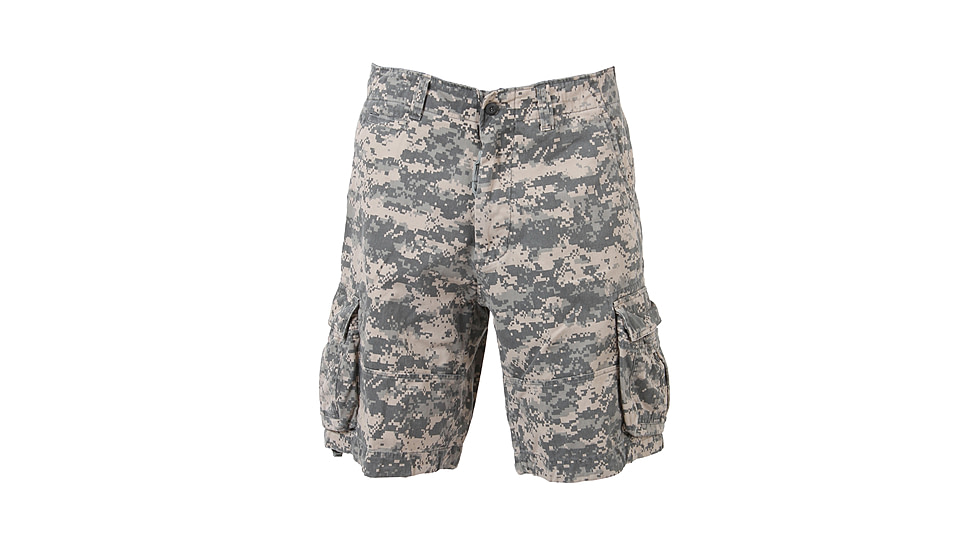 Rothco Vintage Camo Infantry Utility Shorts, ACU Digital Camo, Extra Small, 2520-ACUDigitalCamo-XS