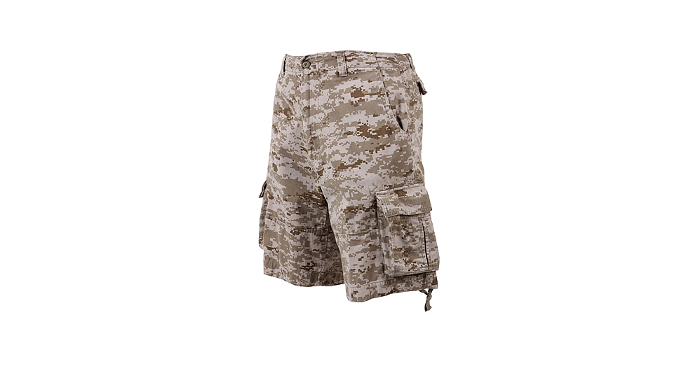 Rothco Vintage Camo Infantry Utility Shorts, Desert Digital Camo, XL, 2760-DesertDigitalCamo-XL