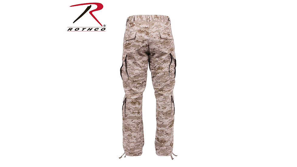 Rothco Vintage Camo Paratrooper Fatigue Pants, ACU Digital Camo, Large, 2666-ACUDigitalCamo-L