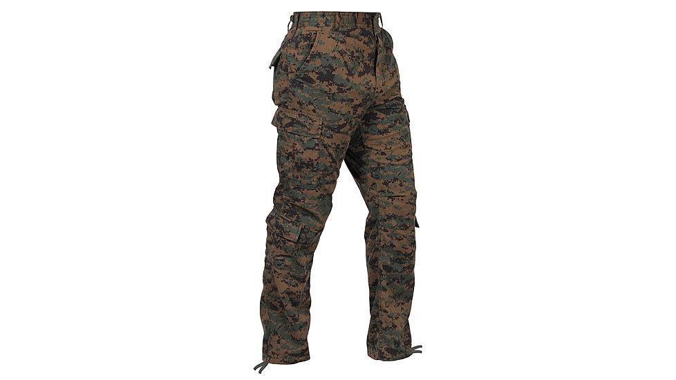Rothco Vintage Camo Paratrooper Fatigue Pants, ACU Digital Camo, Large, 2666-ACUDigitalCamo-L