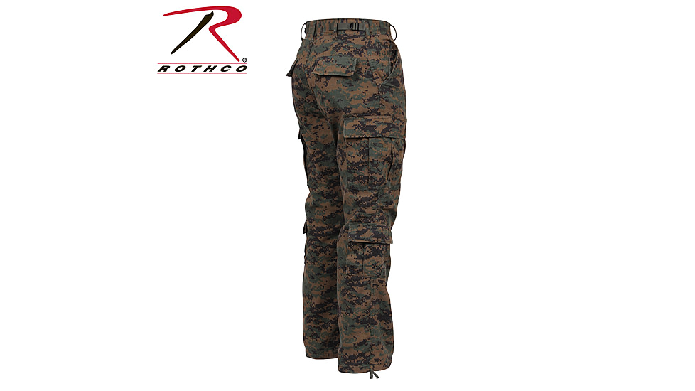 Rothco Vintage Camo Paratrooper Fatigue Pants, ACU Digital Camo, Large, 2666-ACUDigitalCamo-L
