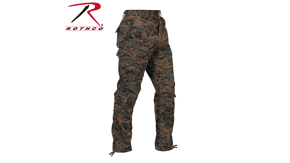 Rothco Vintage Camo Paratrooper Fatigue Pants, ACU Digital Camo, Large, 2666-ACUDigitalCamo-L