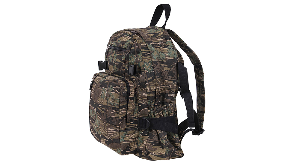 Rothco Vintage Canvas Compact Backpack, Smokey Branch Camo, 9720-SmokeyBranchCamo