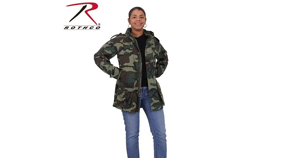 Rothco Vintage Lightweight M-65 Field Jacket, Sage Green, XL, 8731-SageGreen-XL