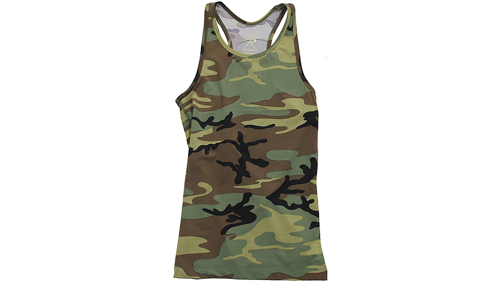 Rothco Womens Camo Workout Performance Tank Top, Extra Small, 44080-XS