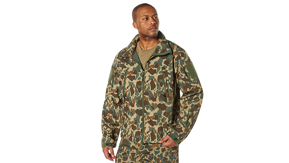 Rothco X Bear Archery Fred Bear Camo Special Ops Soft Shell Jacket - Mens, Small, 19090-S