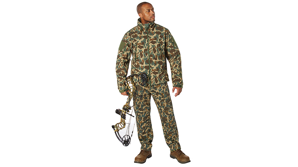 Rothco X Bear Archery Fred Bear Camo Special Ops Soft Shell Jacket - Mens, Small, 19090-S