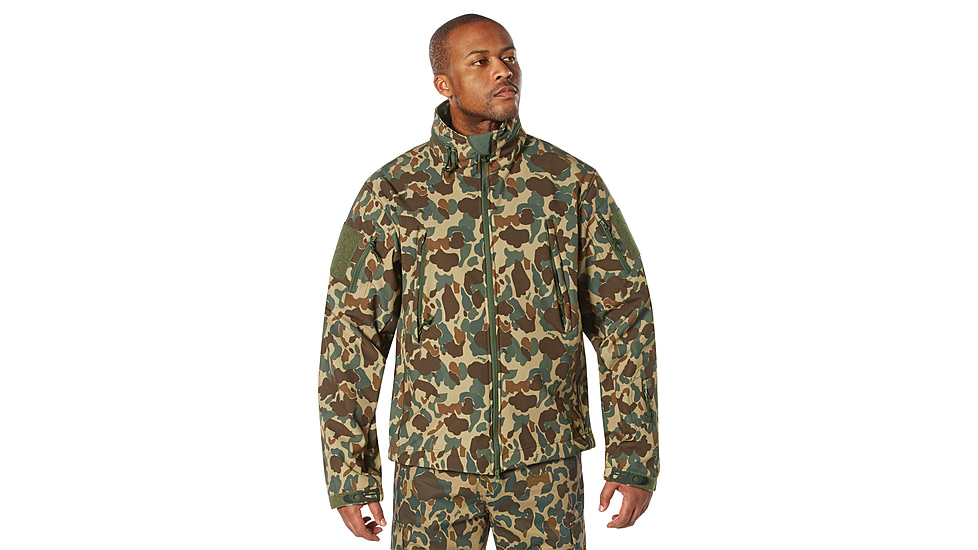 Rothco X Bear Archery Fred Bear Camo Special Ops Soft Shell Jacket - Mens, Small, 19090-S