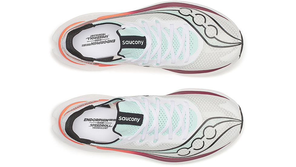 Saucony Endorphin Pro 5, White/Crimson, 9.5, S21064-172-9.5