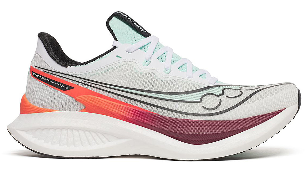 Saucony Endorphin Pro 5, White/Crimson, 9.5, S21064-172-9.5