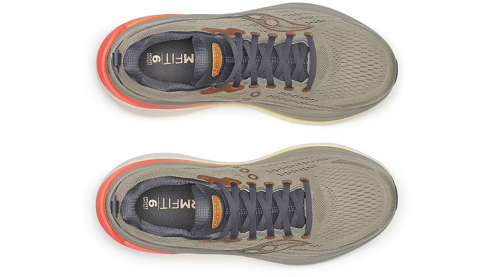 Saucony Hurricane 25, Laurel/Fire, 14, S21026-142-14