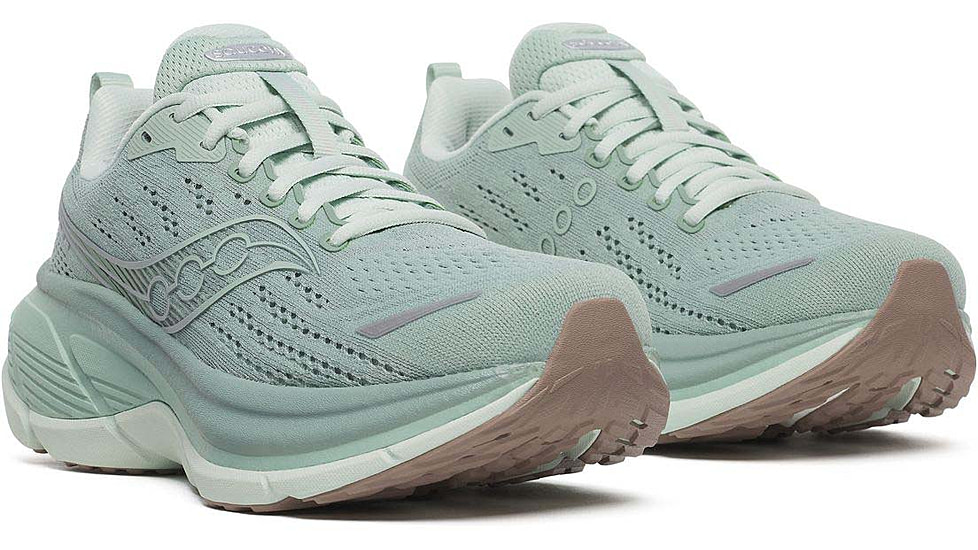 Saucony Hurricane 25 - Womens, Iceberg/Aloe, 6.5, S11026-220-M-6.5