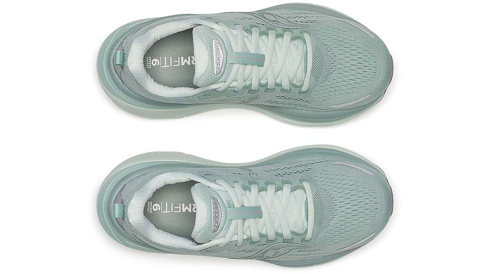 Saucony Hurricane 25 - Womens, Iceberg/Aloe, 6.5, S11026-220-M-6.5