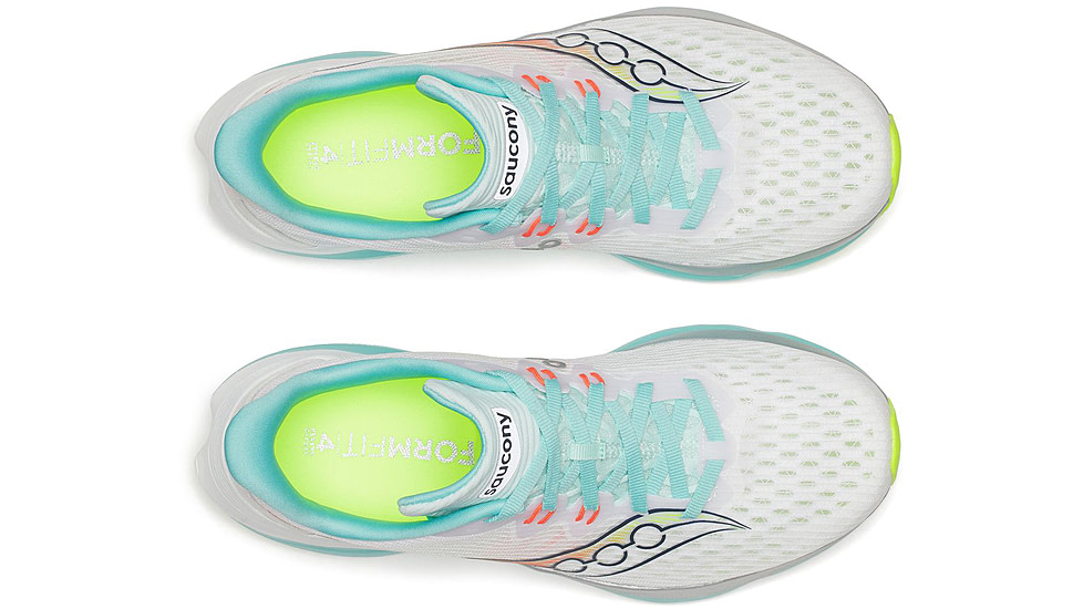 Saucony Kinvara 16, White/Aqua, 10.5, S11020-130-10.5
