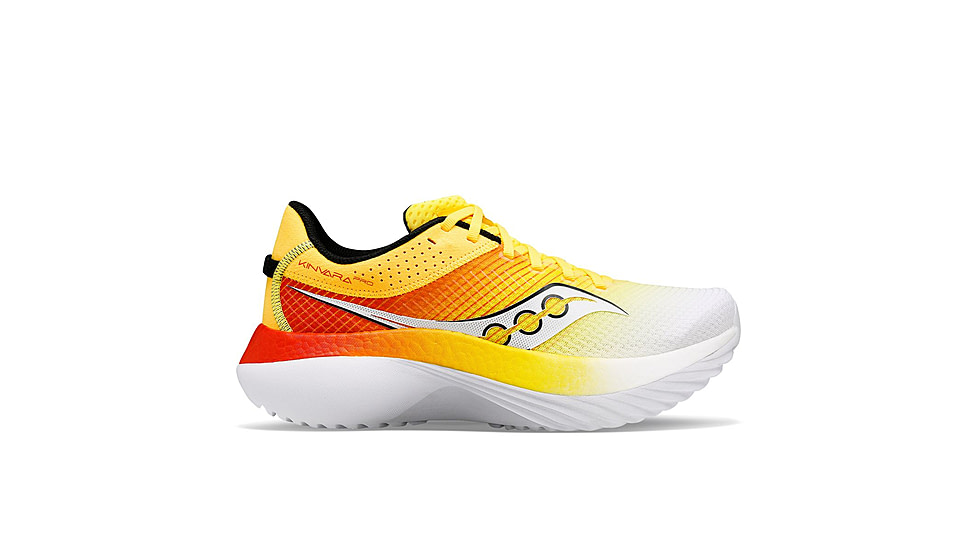 Saucony Kinvara Pro Shoes - Mens, Vizi Gold/Infrared, 12.5, Medium, S20847-138-700-M-12.5