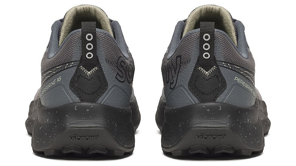 Saucony Peregrine 16, Carbon/Black, 10, S21066-101-10