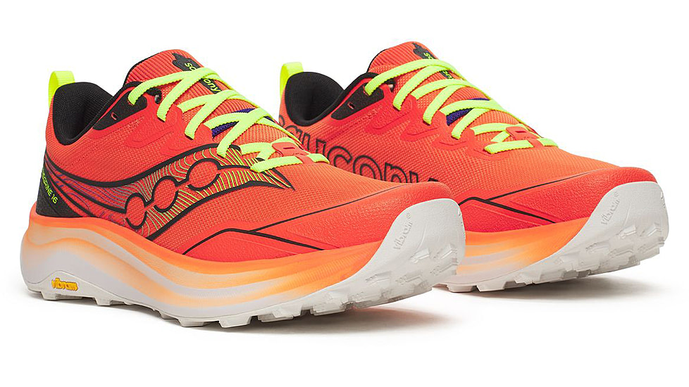 Saucony Peregrine 16, Fire/Black, 10.5, S21066-130-10.5