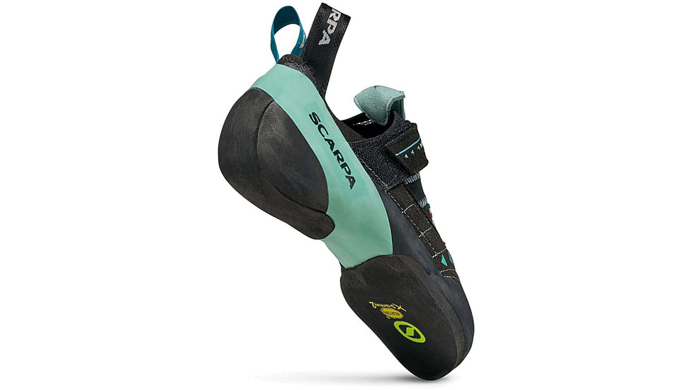 Scarpa Instinct VS Climbing Shoes - Womens, Black/Aqua, 39.5, 70013/002-BlkAqua-39.5