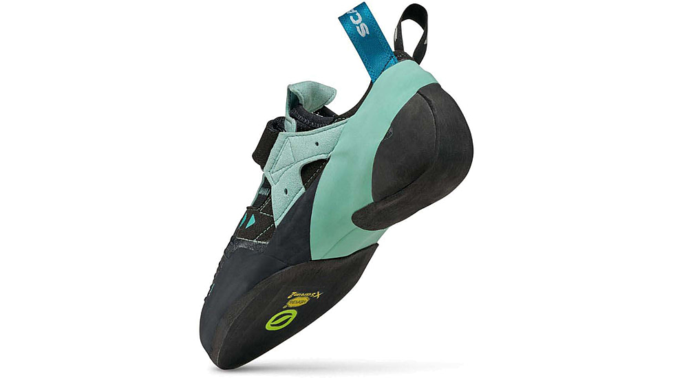 Scarpa Instinct VS Climbing Shoes - Womens, Black/Aqua, 39.5, 70013/002-BlkAqua-39.5