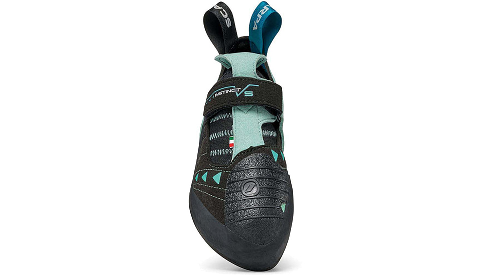 Scarpa Instinct VS Climbing Shoes - Womens, Black/Aqua, 39.5, 70013/002-BlkAqua-39.5