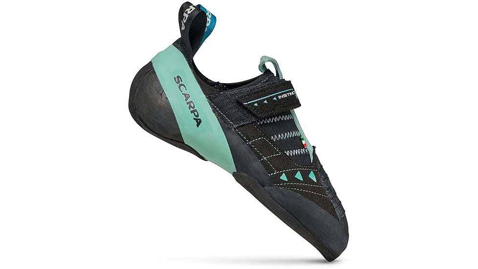 Scarpa Scarpa Instinct VS Climbing Shoes - Women's, Black/Aqua, 39.5, 70013/002-BlkAqua-39.5