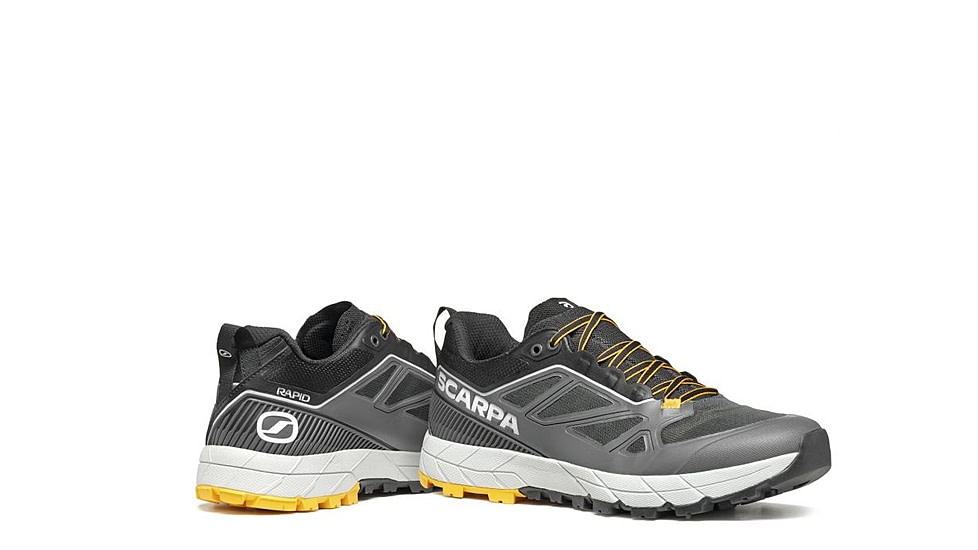 Scarpa Rapid Shoes - Mens, Anthracite/Amber, 44.5, 72701/350-AntAmb-44.5
