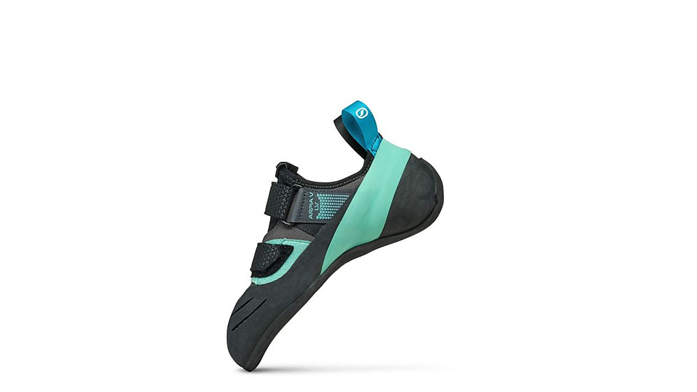 Scarpa Scarpa Arpia V LV Climbing Shoes - Womens, Shark/Aqua, 40.5, 70087/000-SrkAqua-40.5