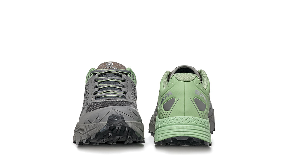 Scarpa Spin Ultra Trailrunning Shoes - Womens, Shark/Mineral Green, 40, 33069/352-SrkMgrn-40