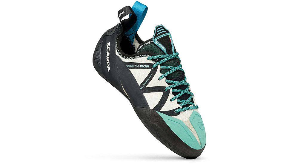 Scarpa Vapor Climbing Shoes - Womens, Dust Gray/Aqua, 37.5, 70074/002-DgryAqua-37.5