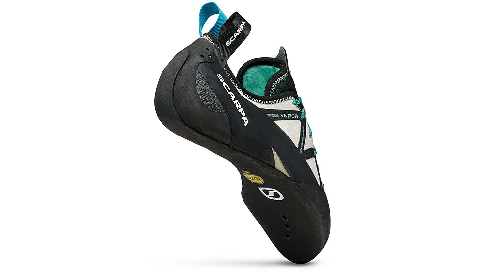Scarpa Vapor Climbing Shoes - Womens, Dust Gray/Aqua, 37.5, 70074/002-DgryAqua-37.5