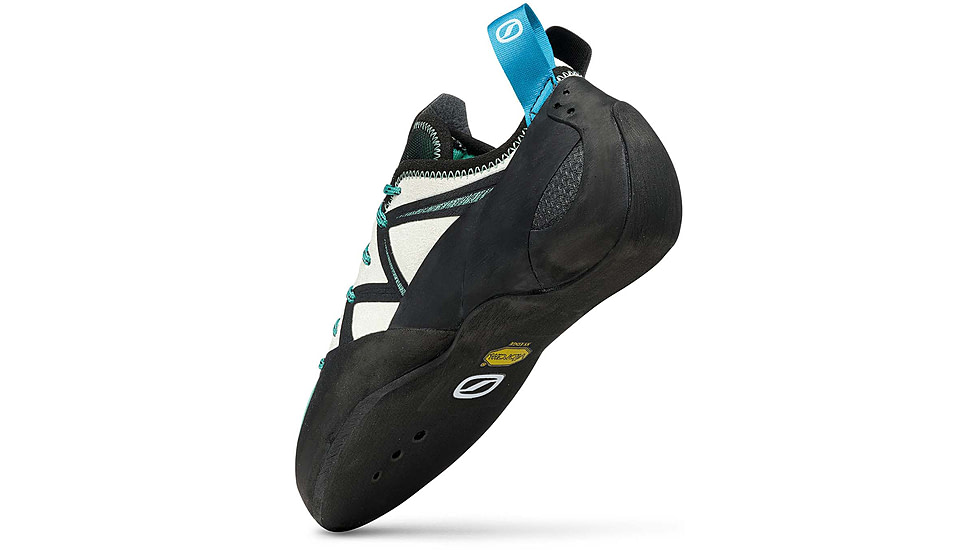 Scarpa Vapor Climbing Shoes - Womens, Dust Gray/Aqua, 37.5, 70074/002-DgryAqua-37.5