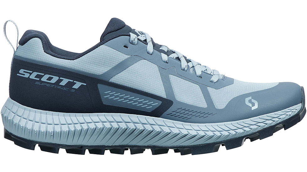 SCOTT Supertrac 3 Shoes - Womens, Glace Blue/Bering Blue, 9, 2878227190405-9