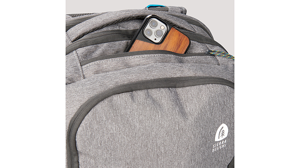 Sierra Designs Sonora Pass 27L Daypack, Gray, 80713621-GY