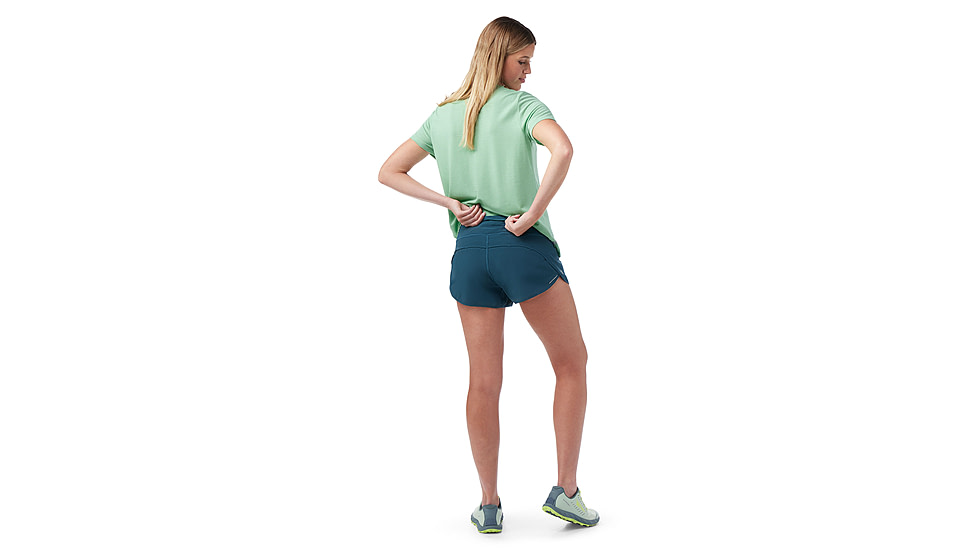 Smartwool Active Lined 3 in Short - Womens, Twilight Blue, Medium, SW002769G74100M000