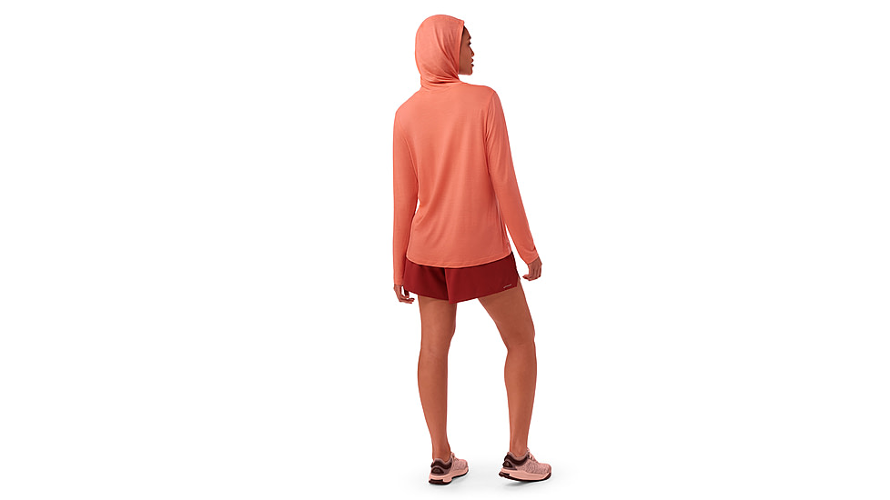 Smartwool Active Ultralite Hoodie - Womens, Coral Reef, Large, SW016592P35100L000
