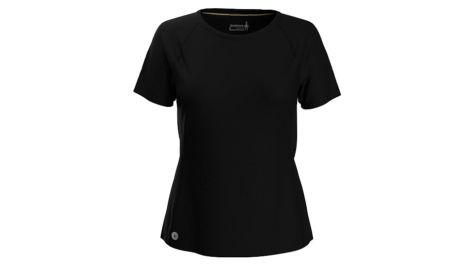 Smartwool Active Ultralite Short Sleeve - Womens, Black, Small, SW0165870011-001 BLACK-S