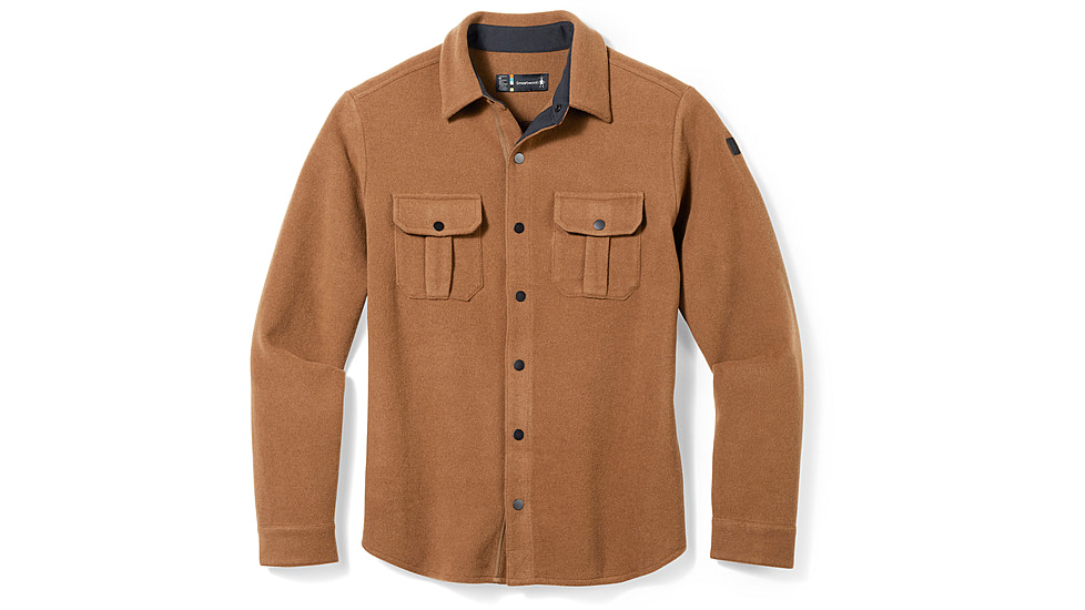 Smartwool Anchor Line Shirt Jacket - Mens, H58 Whiskey, Medium, SW000122H58M