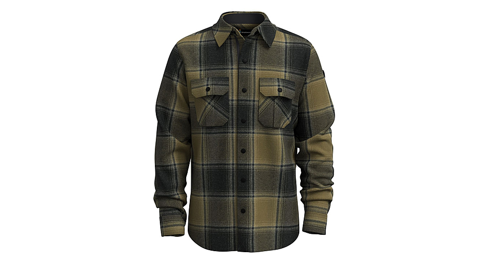 Smartwool Anchor Line Shirt Jacket - Mens, Winter Moss Plaid, Medium, SW000122P26M