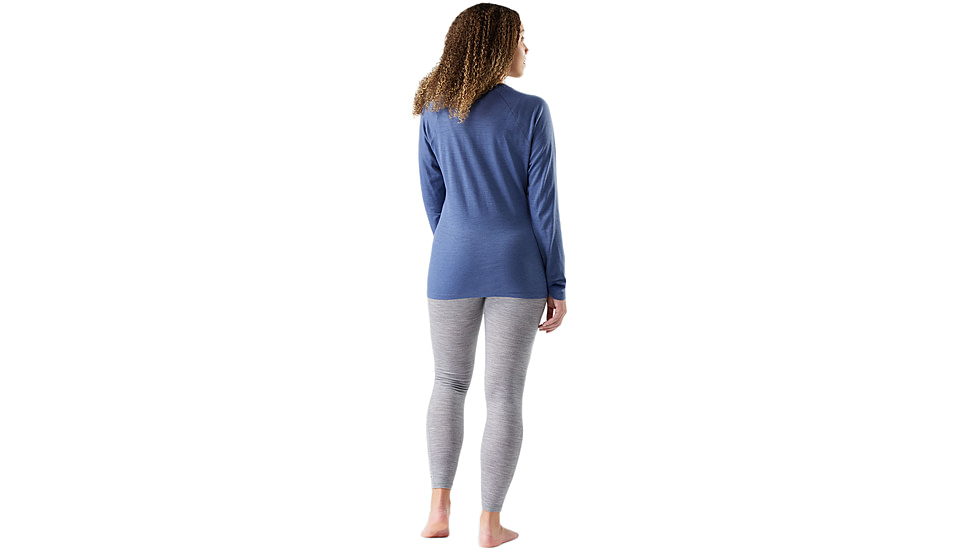 Smartwool Classic All-Season Merino Base Layer Crew - Womens, Nightfall Blue, Large, SW016912P43100L000