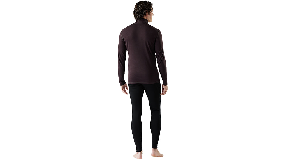Smartwool Classic Thermal Merino Base Layer 1/4 Zip - Mens, Mink Heather, Small, SW002821P85100S000
