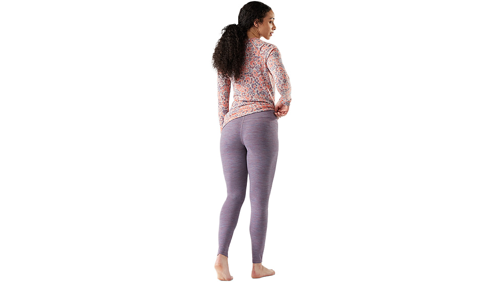 Smartwool Classic Thermal Merino Base Layer Bottom - Womens, Chalk Violet Heather, Small, SW019242N81100S000