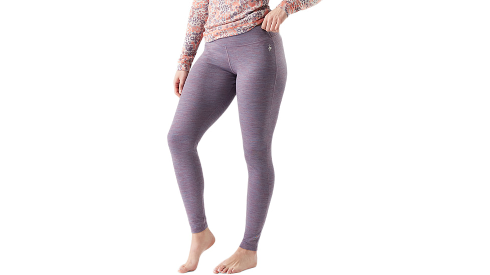 Smartwool Classic Thermal Merino Base Layer Bottom - Womens, Chalk Violet Heather, Small, SW019242N81100S000