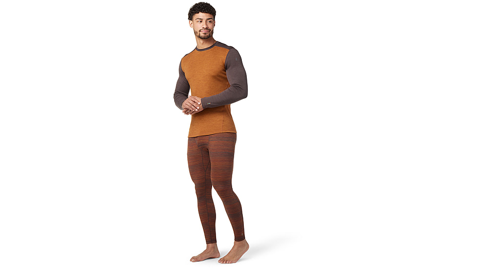 Smartwool Classic Thermal Merino Base Layer Crew - Mens, G37 Acorn Heather, Large, SW016349G37L